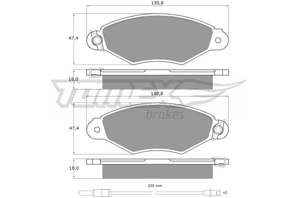 TOMEX BRAKES Jarrupala, levyjarru TX 11-751